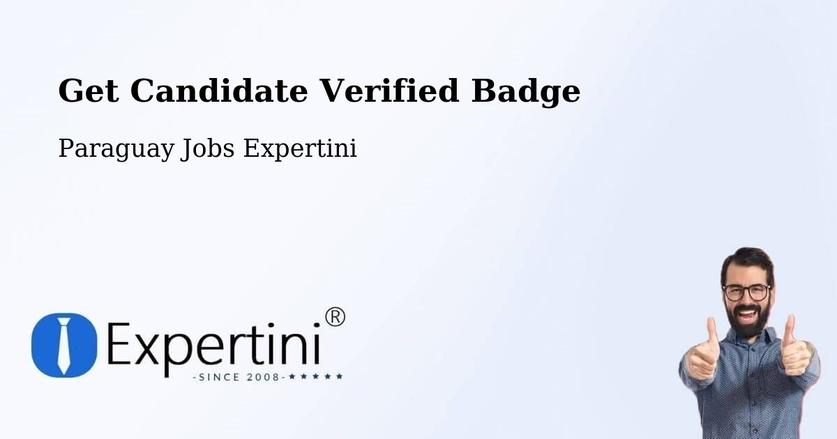 Get Candidate Verified Badge - Paraguay Jobs Expertini
