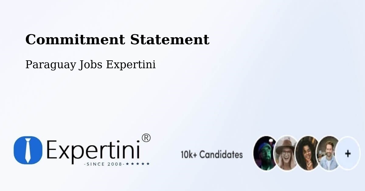 Commitment Statement - Paraguay Jobs Expertini